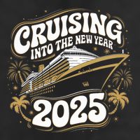 Cruising Into The New Year 2025 Family Matching Holiday Trip Cool Comfort Performance Bucket Hat