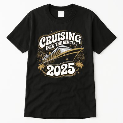 Cruising Into The New Year 2025 Family Matching Holiday Trip Tall T-Shirt