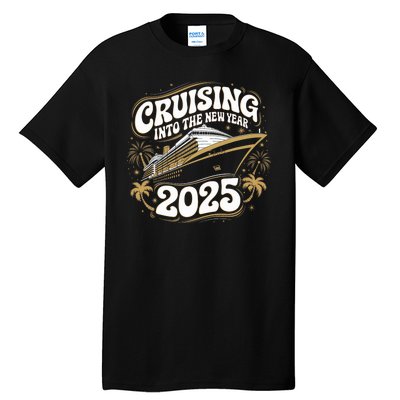 Cruising Into The New Year 2025 Family Matching Holiday Trip Tall T-Shirt