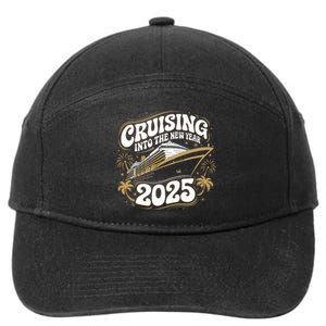 Cruising Into The New Year 2025 Family Matching Holiday Trip 7-Panel Snapback Hat