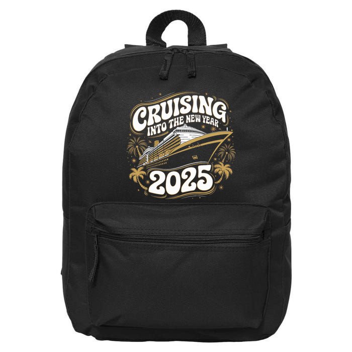 Cruising Into The New Year 2025 Family Matching Holiday Trip 16 in Basic Backpack