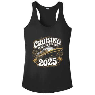 Cruising Into The New Year 2025 Family Matching Holiday Trip Ladies PosiCharge Competitor Racerback Tank