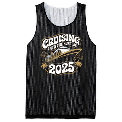 Cruising Into The New Year 2025 Family Matching Holiday Trip Mesh Reversible Basketball Jersey Tank