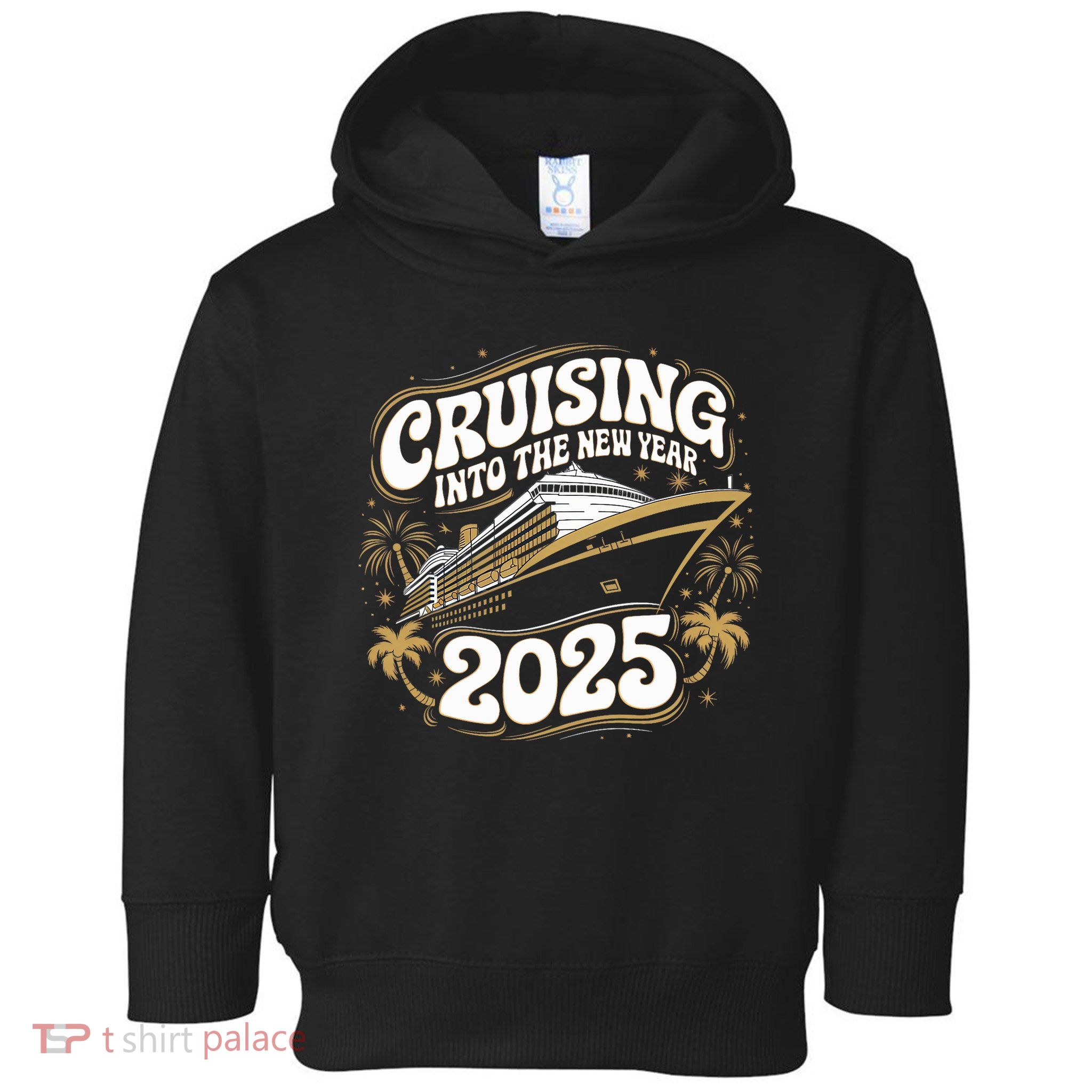 Cruising Into The New Year 2025 Family Matching Holiday Trip Toddler Hoodie
