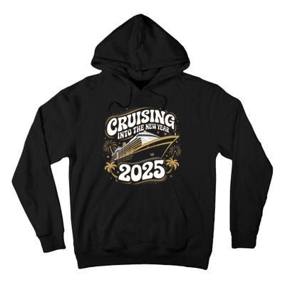 Cruising Into The New Year 2025 Family Matching Holiday Trip Tall Hoodie