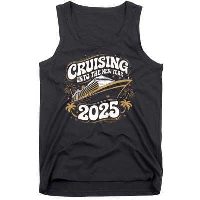 Cruising Into The New Year 2025 Family Matching Holiday Trip Tank Top