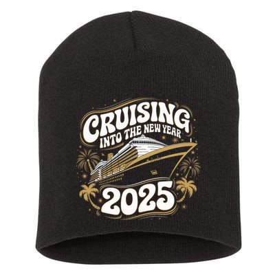 Cruising Into The New Year 2025 Family Matching Holiday Trip Short Acrylic Beanie
