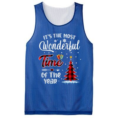 Christmas ItS The Most Wonderful Time Of The Year Gift Mesh Reversible Basketball Jersey Tank