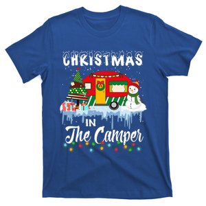 Christmas In The Camper Family Funny Camping Lover Xmas Trip Meaningful Gift T-Shirt