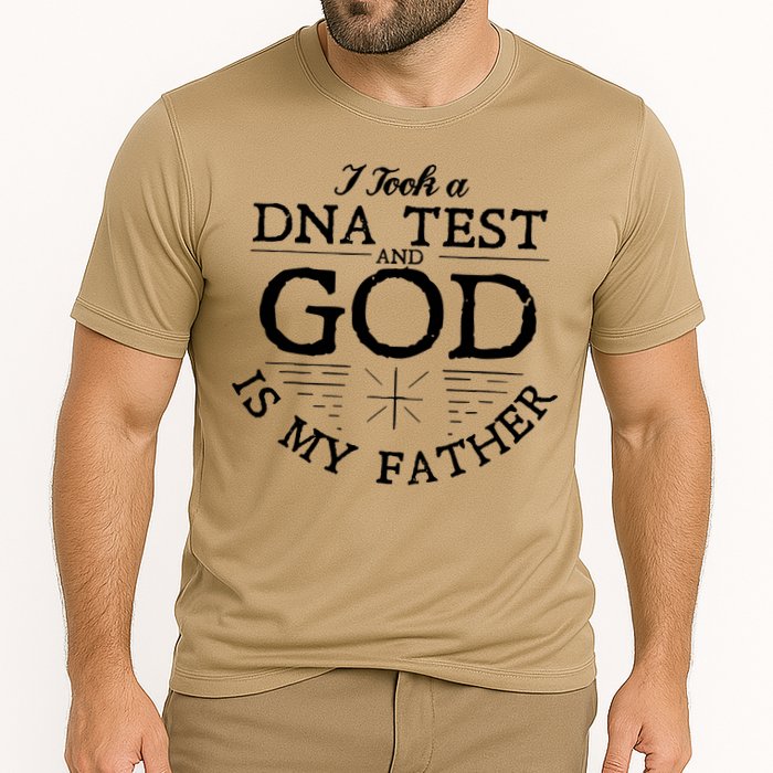 Christian I Took A DNA Test God Is My Father Cooling Performance Crew T-Shirt