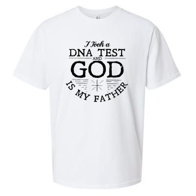 Christian I Took A DNA Test God Is My Father Sueded Cloud Jersey T-Shirt