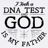 Christian I Took A DNA Test God Is My Father Sustainable Bucket Hat