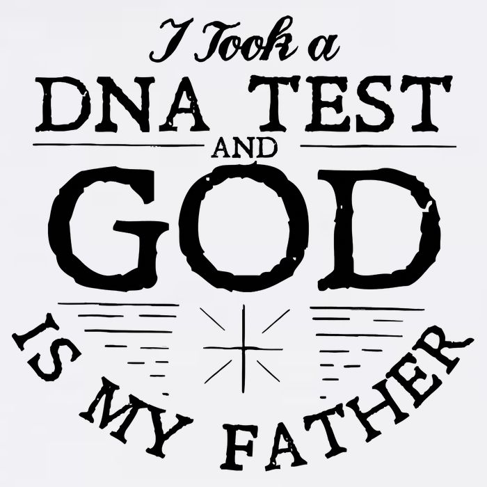 Christian I Took A DNA Test God Is My Father Sustainable Bucket Hat
