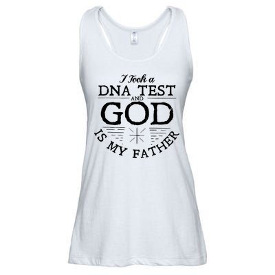 Christian I Took A DNA Test God Is My Father Ladies Essential Flowy Tank