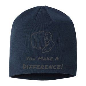 Can I Tell You Something You Make a Difference Sustainable Beanie