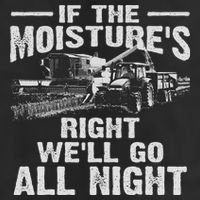 Cool If The Moisture's Right Farmer Gift Funny Farm Adult Drive Performance Visor
