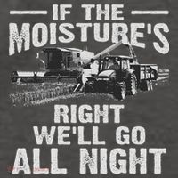 Cool If The Moisture's Right Farmer Gift Funny Farm Vector Backpack