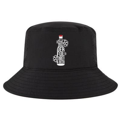 Christmas Its The Most Wonderful Time For A Beer Cool Comfort Performance Bucket Hat