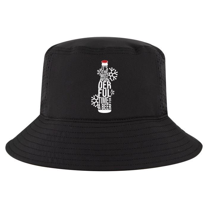 Christmas Its The Most Wonderful Time For A Beer Cool Comfort Performance Bucket Hat