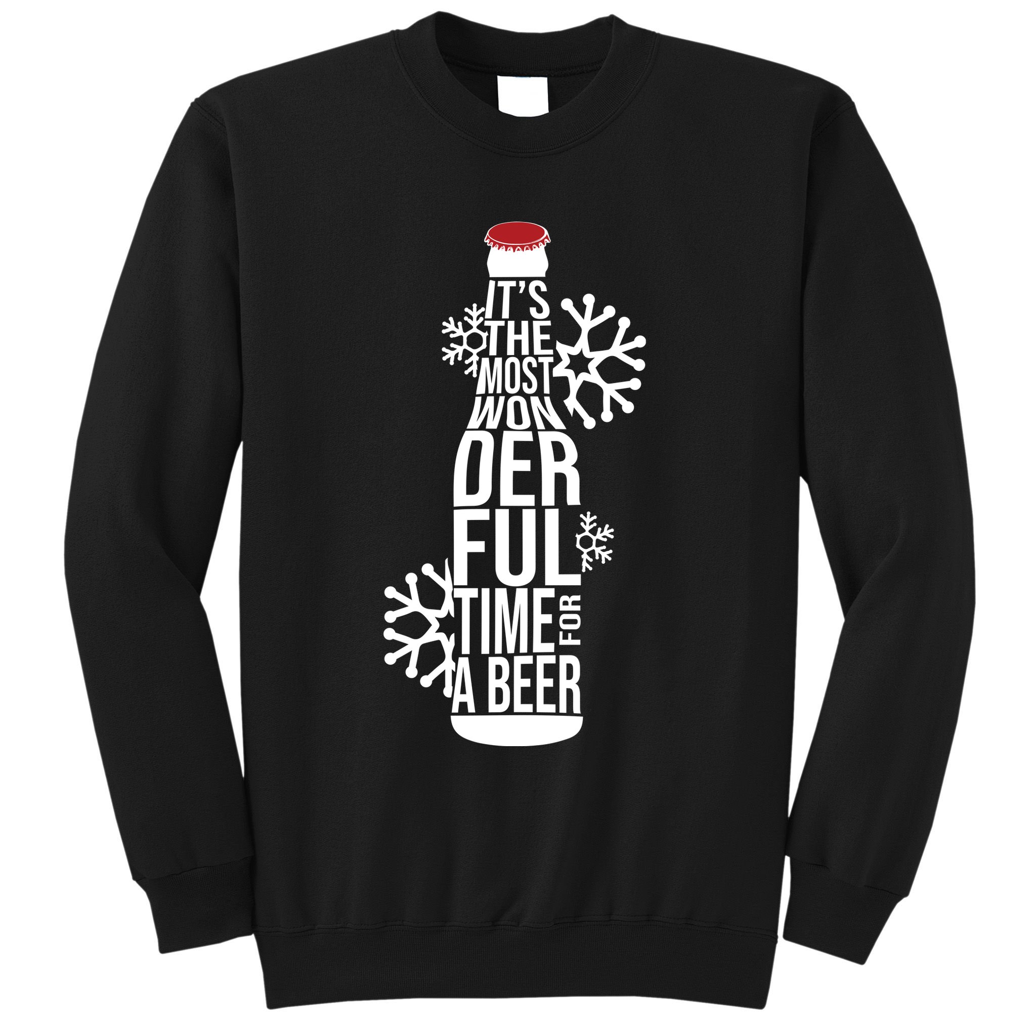 Christmas Its The Most Wonderful Time For A Beer Sweatshirt