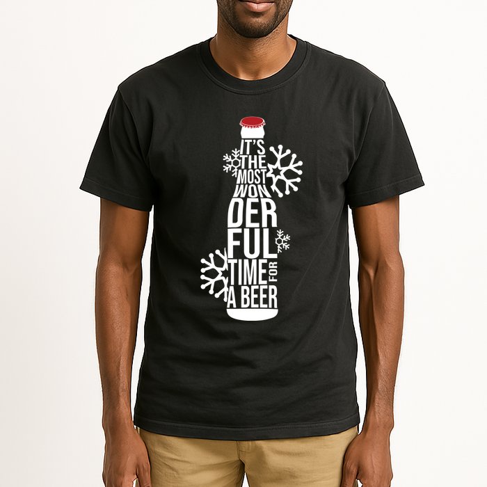 Christmas Its The Most Wonderful Time For A Beer Tall T-Shirt