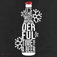 Christmas Its The Most Wonderful Time For A Beer 11oz C Handle Ceramic Mug