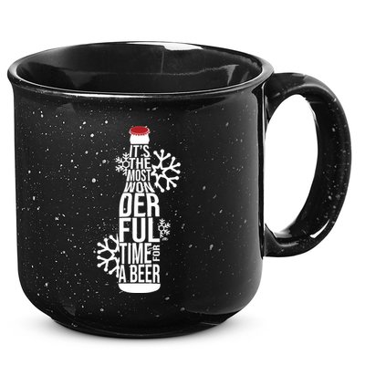 Christmas Its The Most Wonderful Time For A Beer 15oz Campfire Ceramic Mug