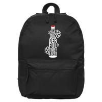 Christmas Its The Most Wonderful Time For A Beer 16 in Basic Backpack