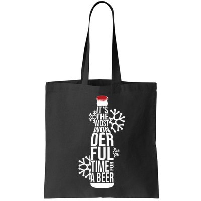 Christmas Its The Most Wonderful Time For A Beer Bag