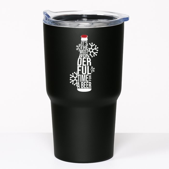 Christmas Its The Most Wonderful Time For A Beer Tumbler