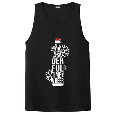 Christmas Its The Most Wonderful Time For A Beer PosiCharge Competitor Tank