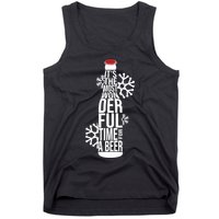 Christmas Its The Most Wonderful Time For A Beer Tank Top