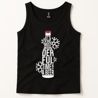 Christmas Its The Most Wonderful Time For A Beer Tank Top