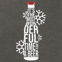 Christmas Its The Most Wonderful Time For A Beer Cotton Canvas Backpack
