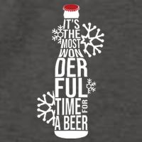 Christmas Its The Most Wonderful Time For A Beer Vector Backpack