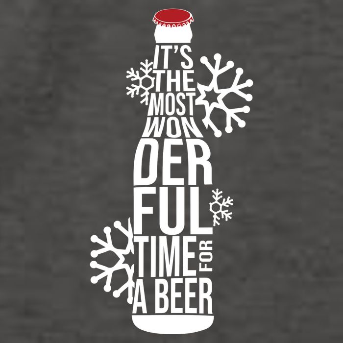 Christmas Its The Most Wonderful Time For A Beer Vector Backpack