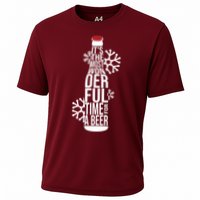 Christmas Its The Most Wonderful Time For A Beer Performance Shirt
