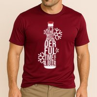 Christmas Its The Most Wonderful Time For A Beer Performance Shirt