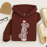 Christmas Its The Most Wonderful Time For A Beer Hoodie