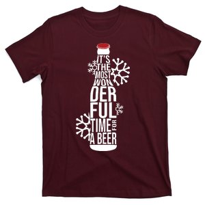 Christmas Its The Most Wonderful Time For A Beer T-Shirt