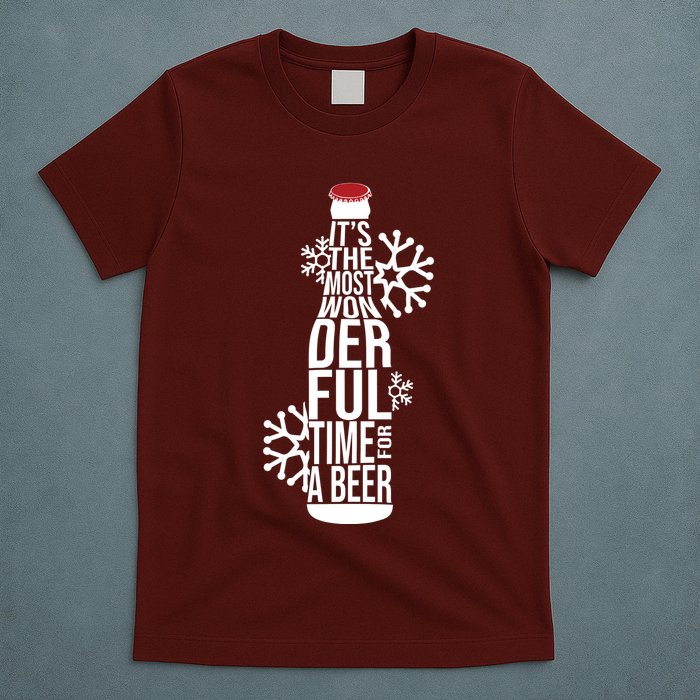 Christmas Its The Most Wonderful Time For A Beer T-Shirt