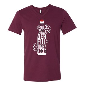 Christmas Its The Most Wonderful Time For A Beer V-Neck T-Shirt