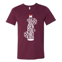 Christmas Its The Most Wonderful Time For A Beer V-Neck T-Shirt