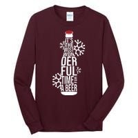 Christmas Its The Most Wonderful Time For A Beer Tall Long Sleeve T-Shirt