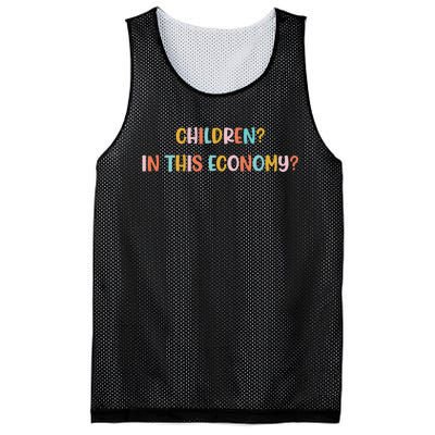 Children In This Economy Mesh Reversible Basketball Jersey Tank