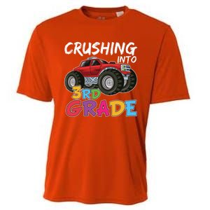 Crushing Into Third Grade Monster Truck Cute 3Rd Grade Gift Cooling Performance Crew T-Shirt