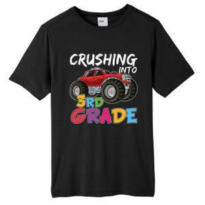 Crushing Into Third Grade Monster Truck Cute 3Rd Grade Gift Tall Fusion ChromaSoft Performance T-Shirt