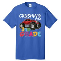 Crushing Into Third Grade Monster Truck Cute 3Rd Grade Gift Tall T-Shirt