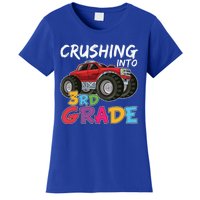 Crushing Into Third Grade Monster Truck Cute 3Rd Grade Gift Women's T-Shirt