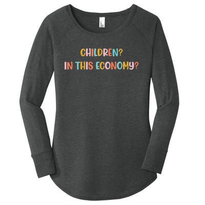 Children In This Economy Women's Perfect Tri Tunic Long Sleeve Shirt